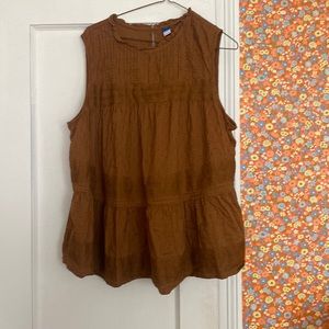 Old Navy Brown Blouse.